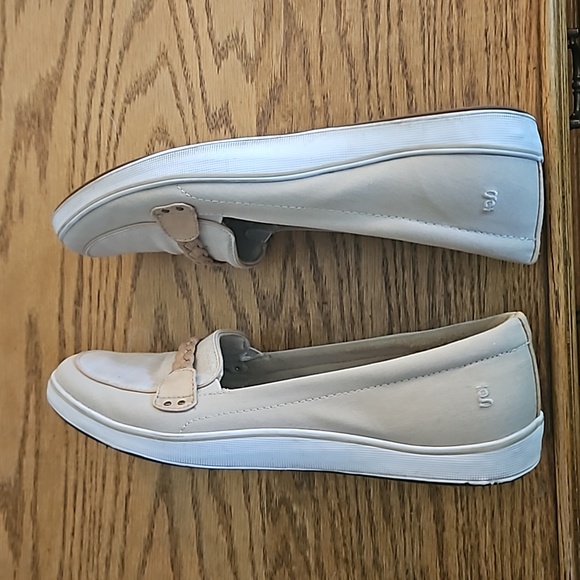 Grasshoppers Women's Ortholite Memory Foam Tan Slip on Loafers Boat Shoe size 11 - Picture 5 of 9